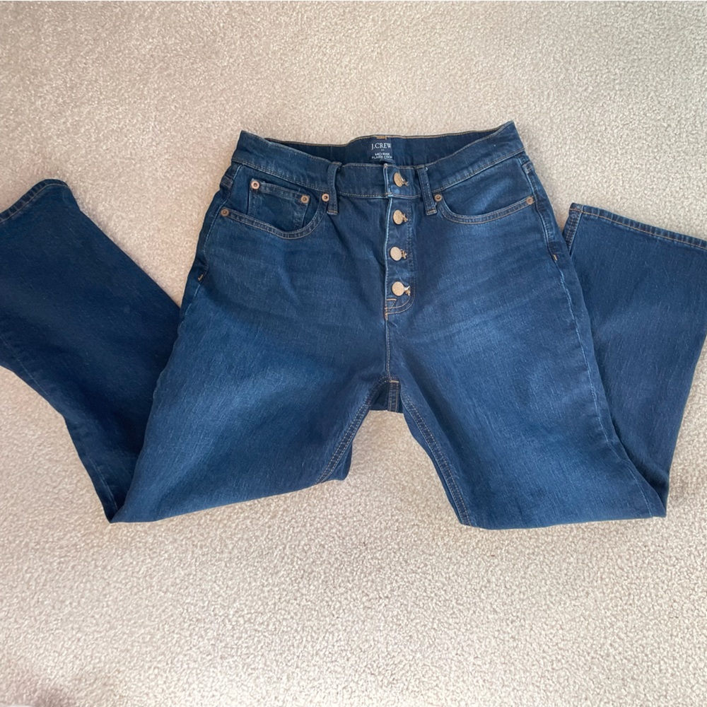 J Crew cropped flares, worn once.